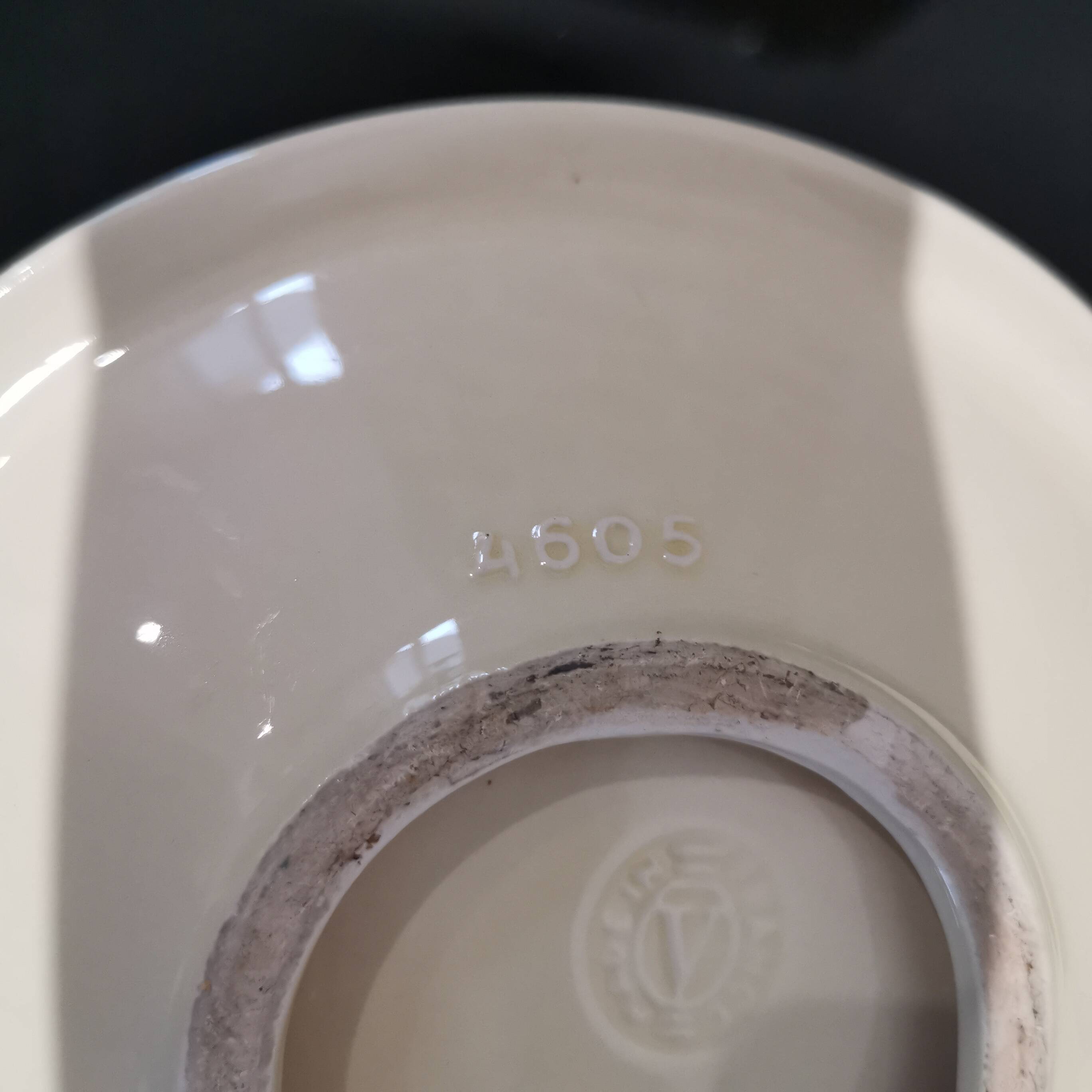 Appetizer dish Server 3 shells Verceram 60'S