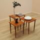 Nest of teak tables, Danish design, 1970s, made in Denmark