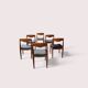 Lot de 5 chaises style Niels Otto Moller