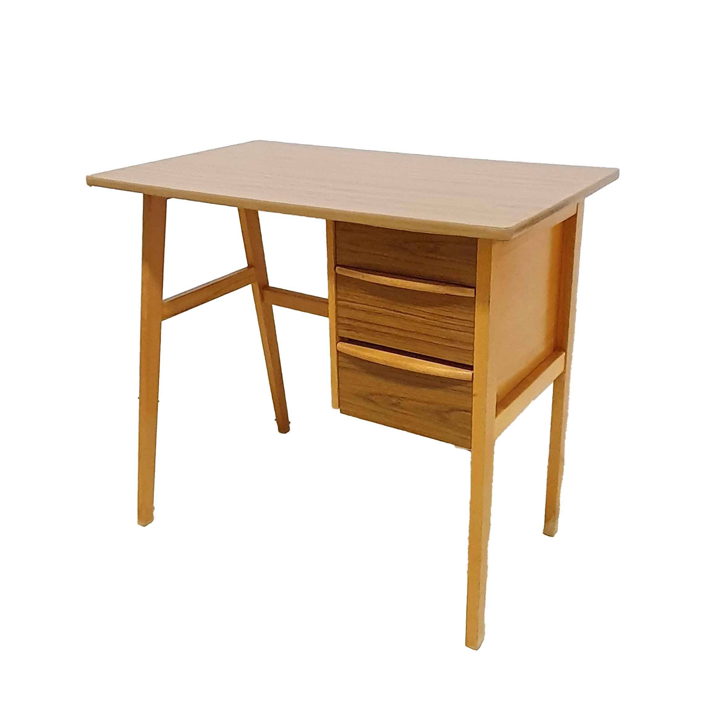 Bureau vintage bois et formica
