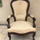 Fauteuil Louis XV palissandre