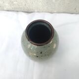 Glazed terracotta vase