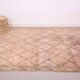 Pink Vintage Handmade Moroccan rug 183 x 313 cm - Berber Wool Rug Authentic