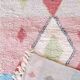 Long pastel runner rug - 492 x 88 cm