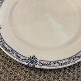 2 round dishes iron earth .salins