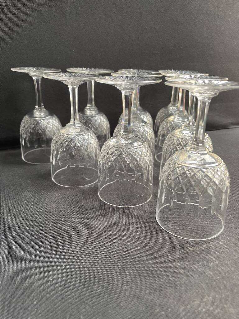 10 Baccarat port glasses size 5475