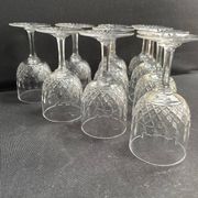 10 Verres à porto Baccarat taille 5475