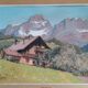 Peinture Pierre Commarmond mountain landscape Alps Cordon Pointe Percée Sallanches Savoie
