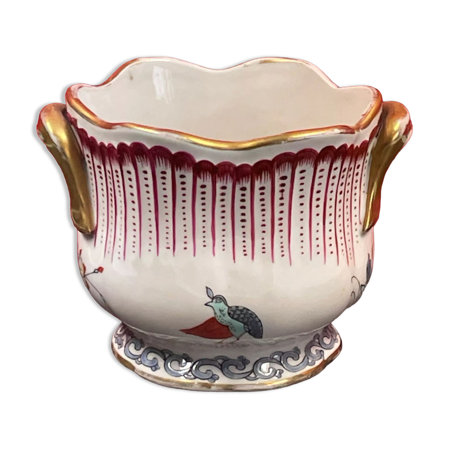 Small porcelain pot cache from Limoges Paris