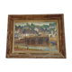 Tableau peinture aquarelle  des années 30