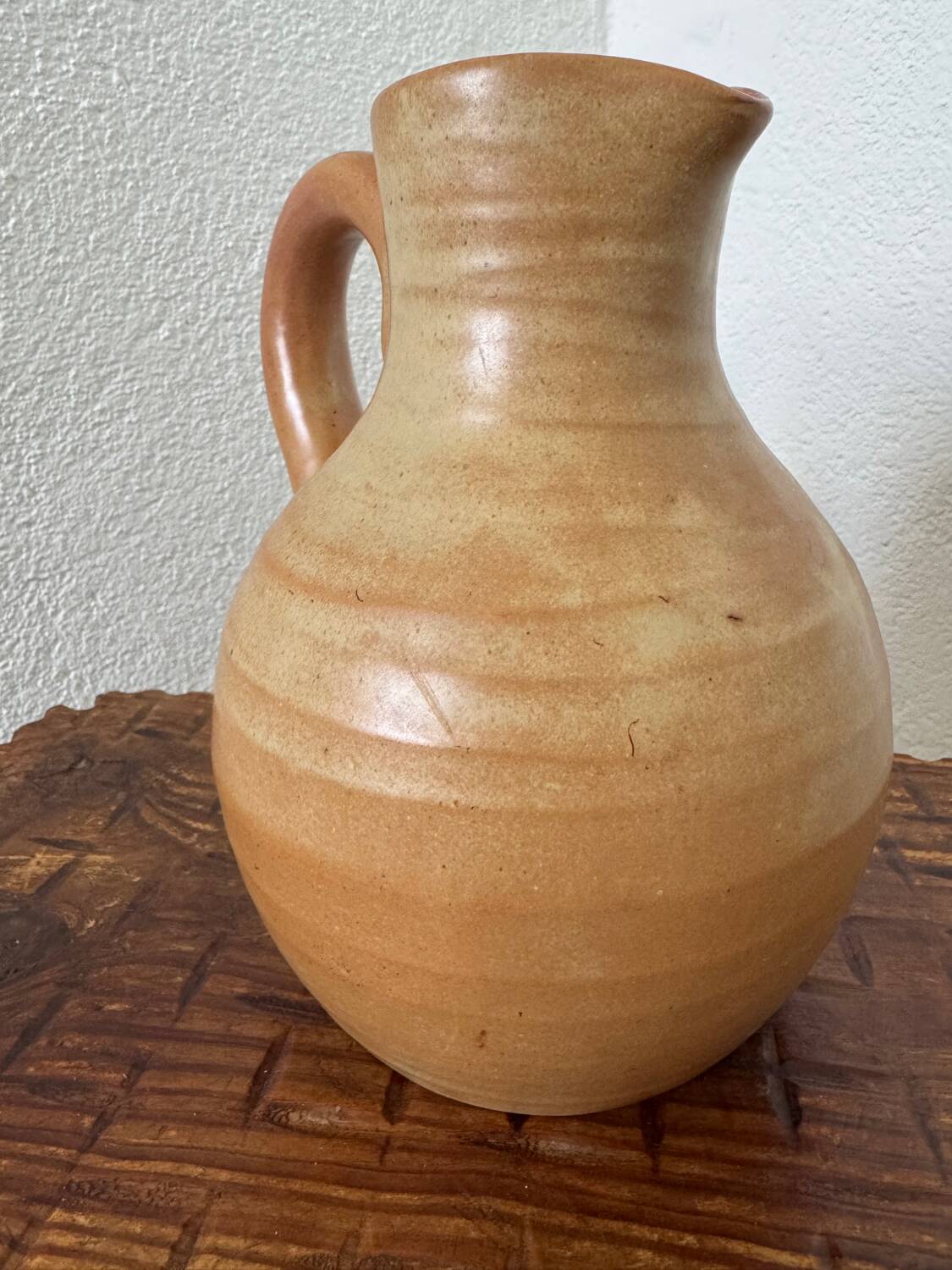 JP Gasnier stoneware pitcher from the 70s