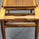 Mid Century Walnut Serving Cart, Czechoslovakia, 1970s