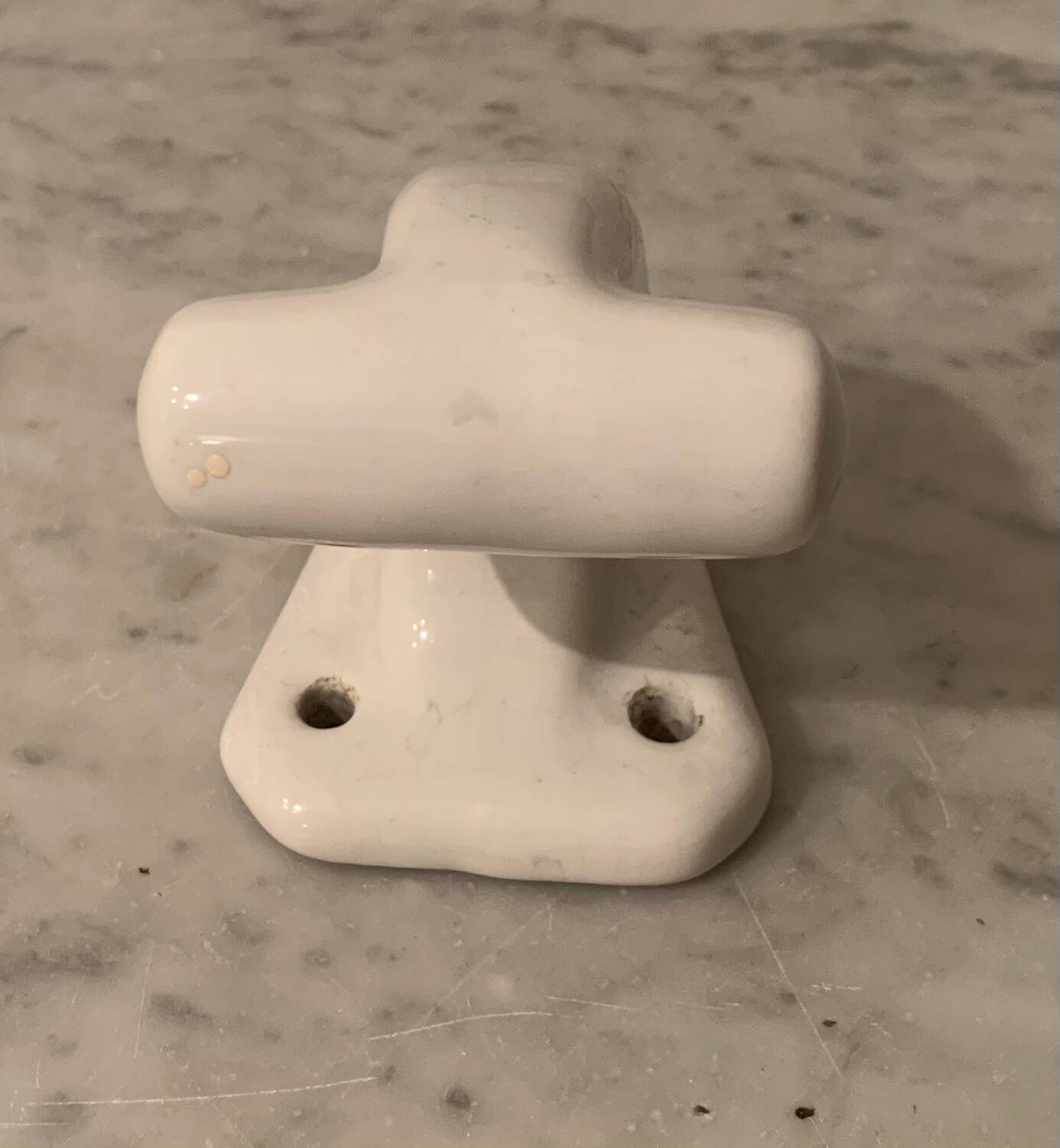 Ceramic coat hook