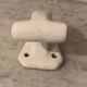 Ceramic coat hook