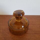 Old amber bottle