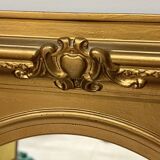 Antique gilded mirror
