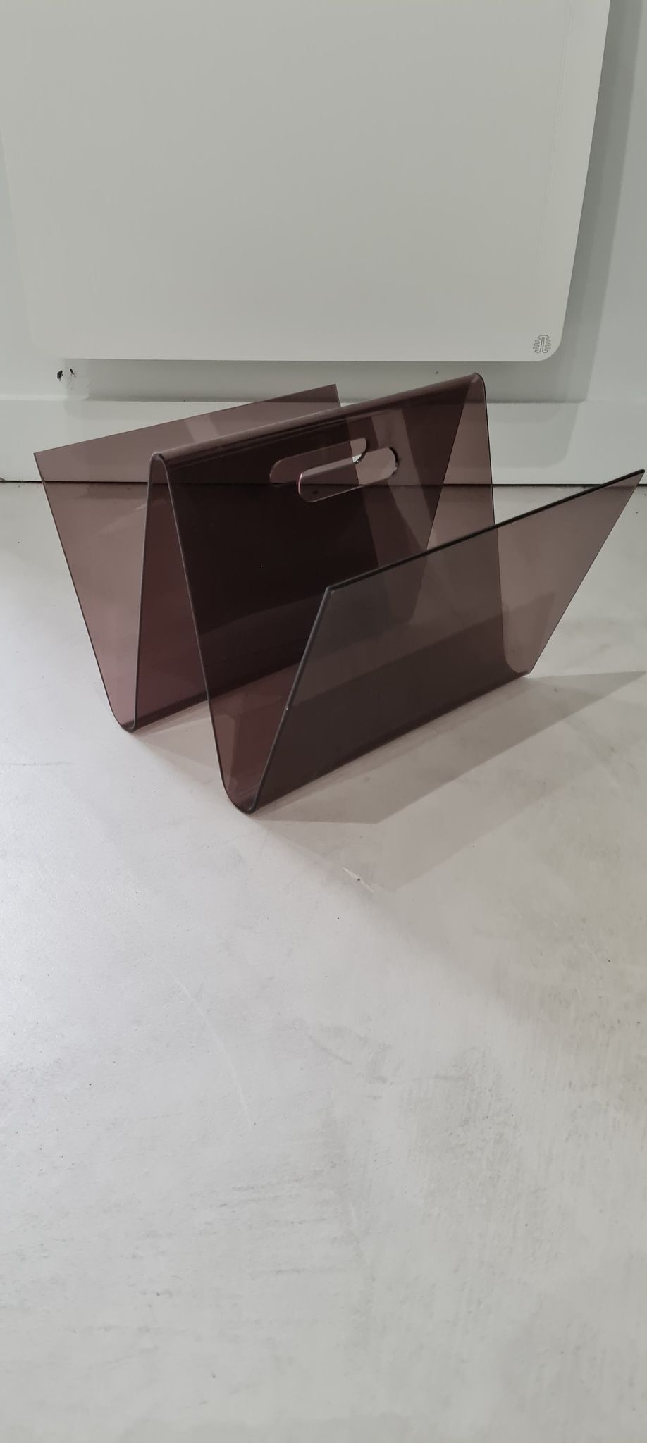 Plexiglass magazine holder