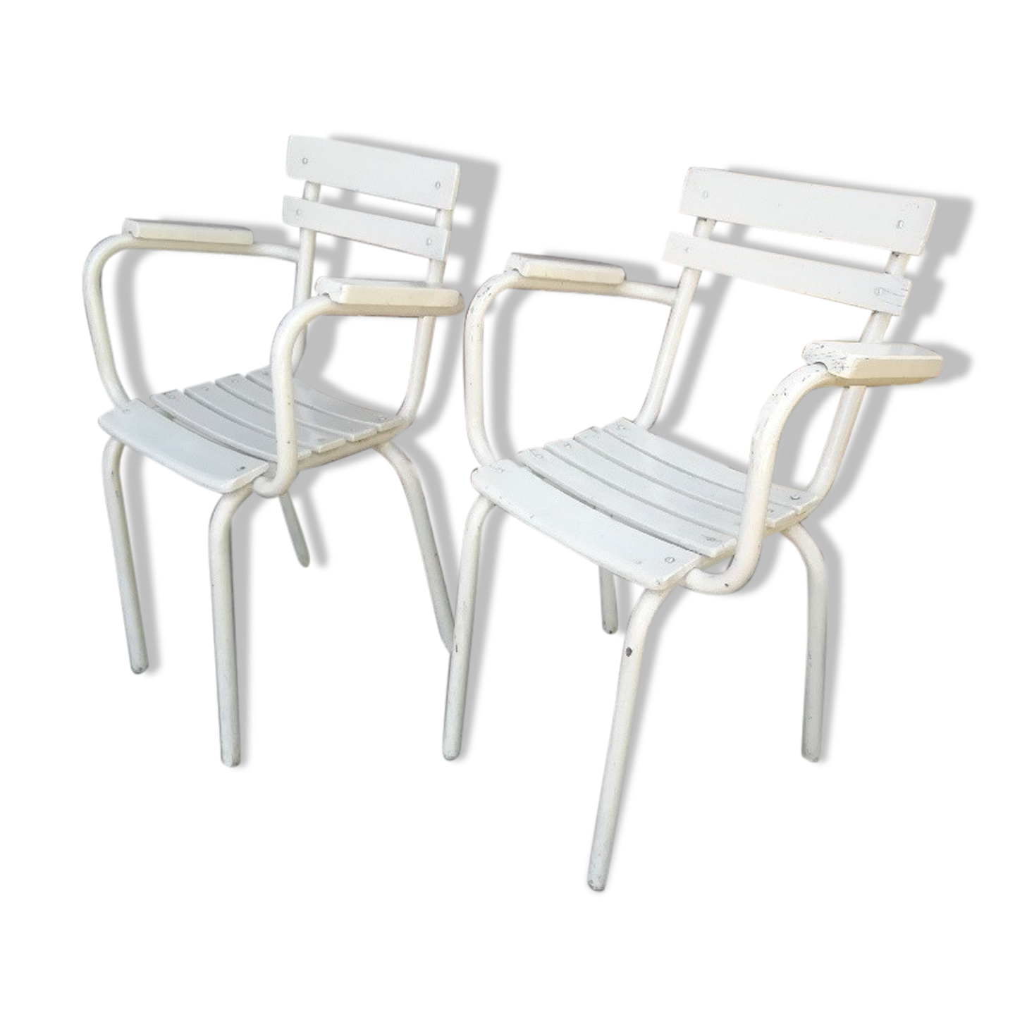 Paire de fauteuils vintage
