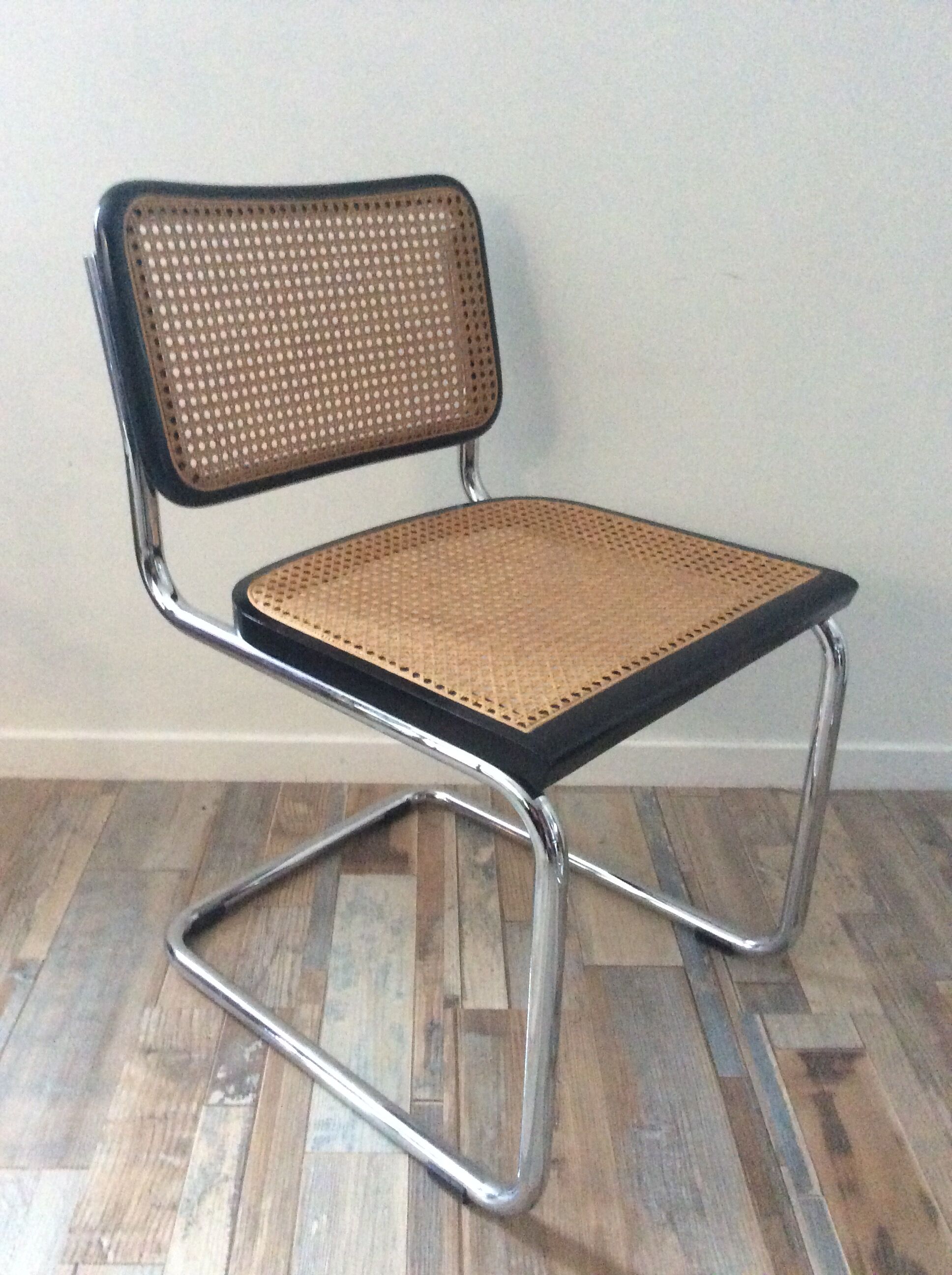 Lot of 2 chairs Marcel Breuer Cesca B32