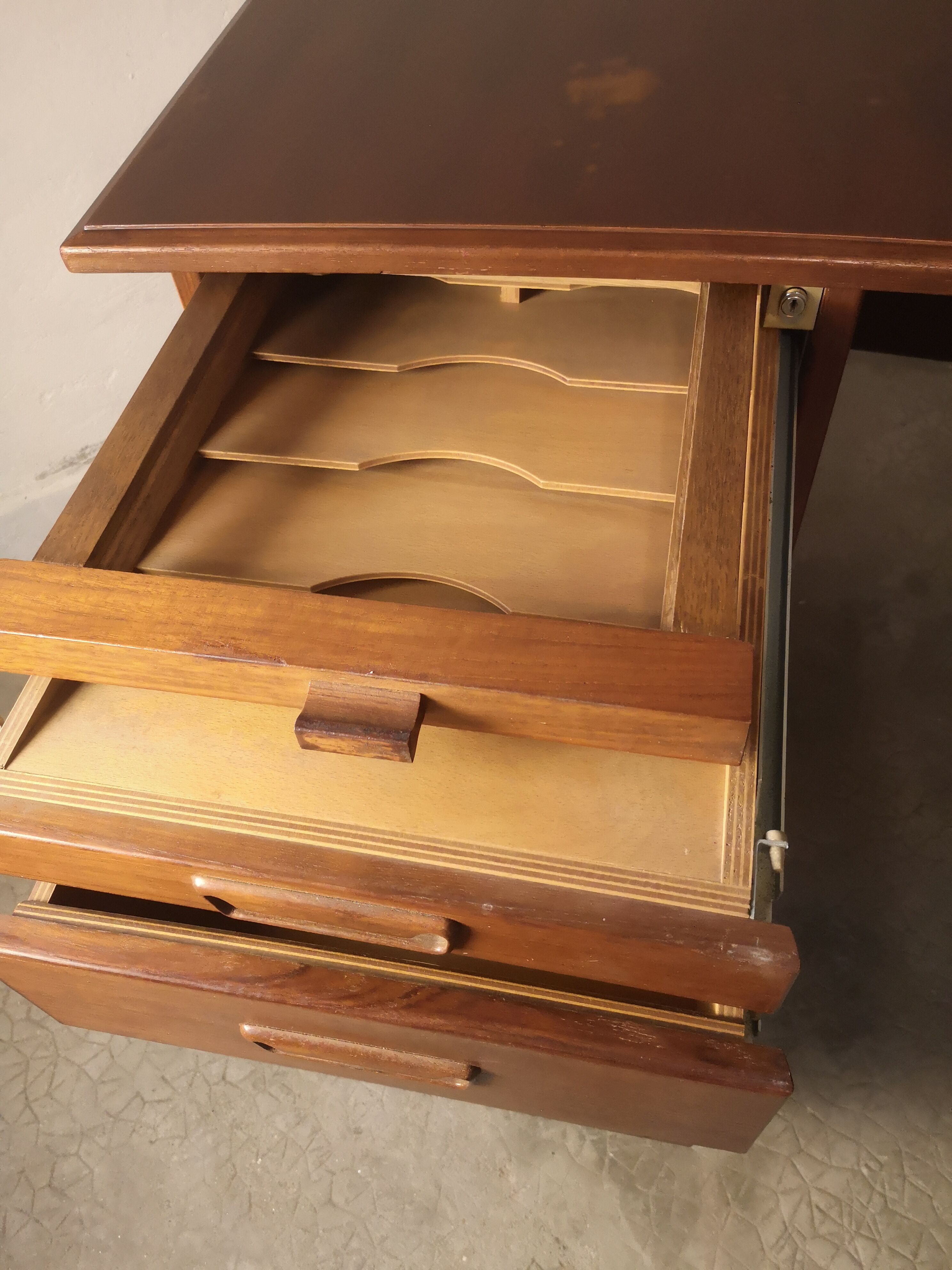 Scandinavian teak desk