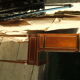 Bureau de dame Louis XVl acajou