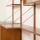 Preben Sorensen PS System teak wall unit, Randers, Denmark, 1960s