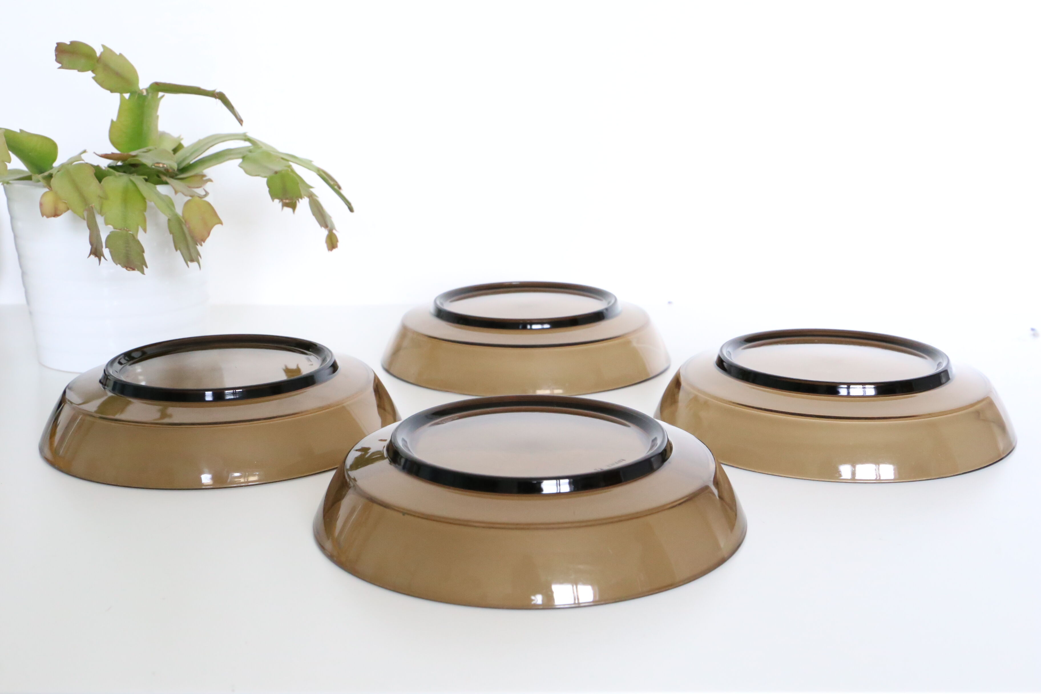 Ensemble de 4 assiettes creuses Verreco
