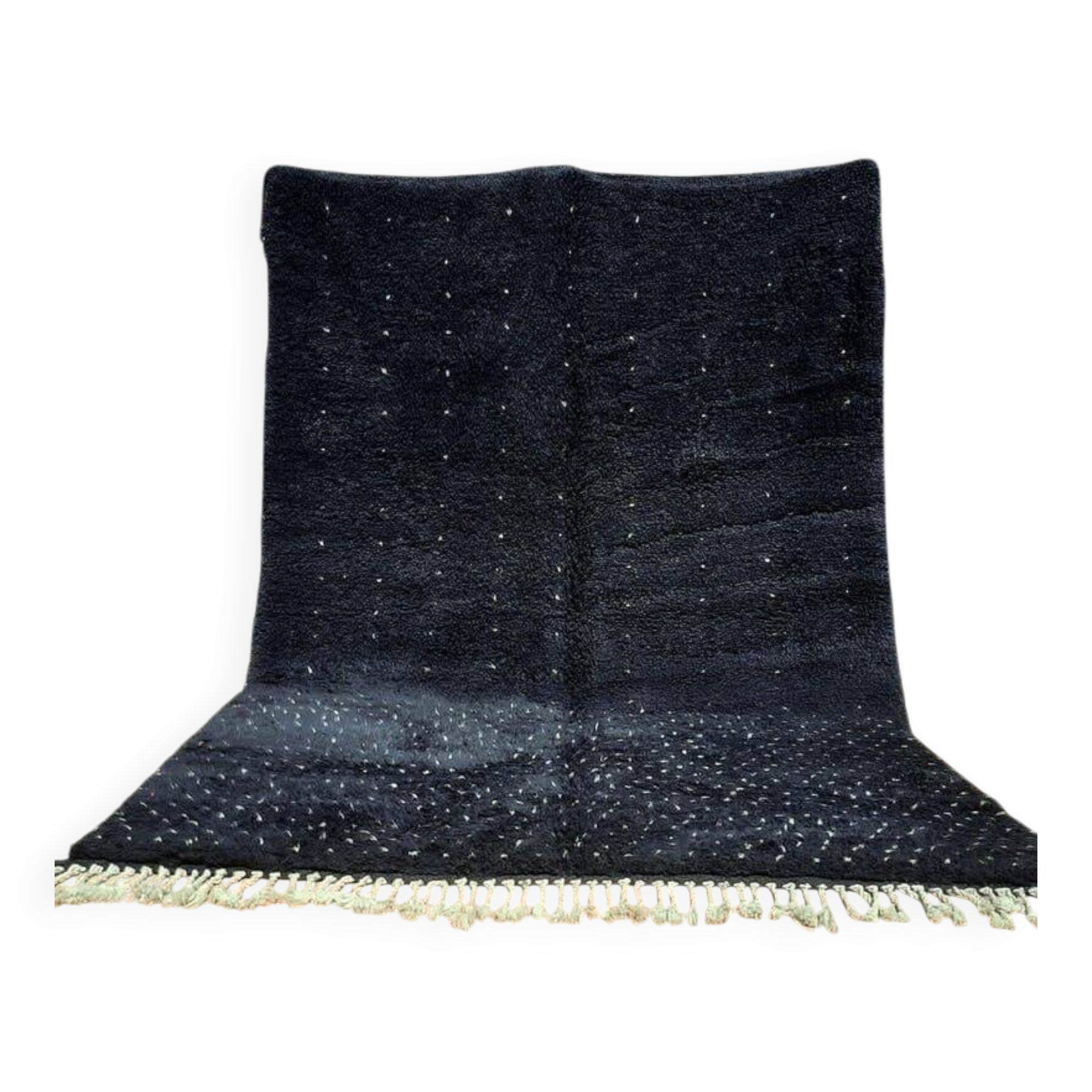 Traditional handmade wool rug, size 100 x 200 cm