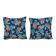 Lot de 2 housses de coussin turque vintage 51x51 cm