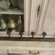 Wall-mounted wooden coat rack with 6 hooks
