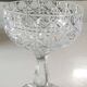 Large lead crystal candy dish/Drageoir. Tritschler Winterhalder. Dome shape, faceted patterns. Dim 30 x 15 cm