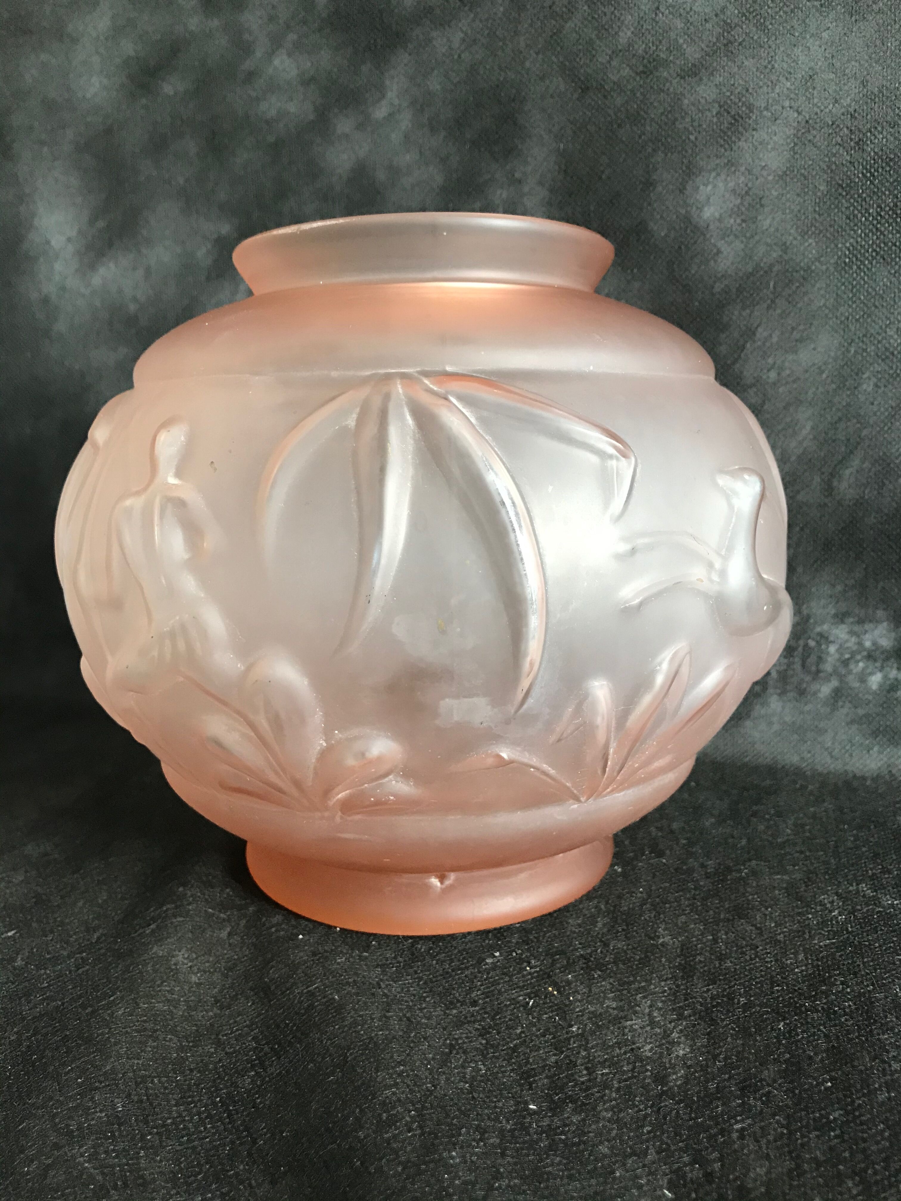 Vase boule art déco 972