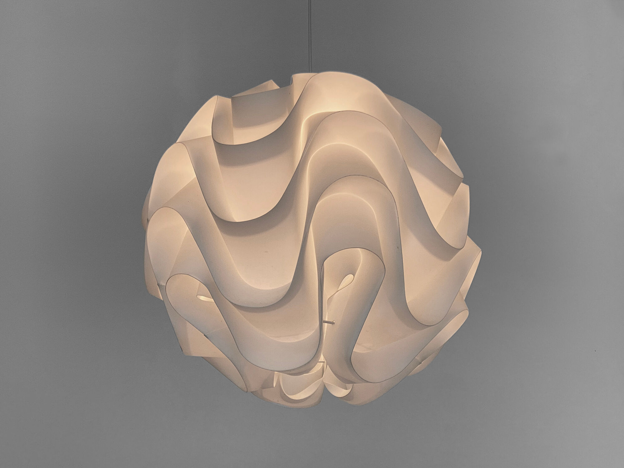 Pendant light P172 by Poul Christiansen for Le Klint, Denmark 1970s