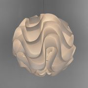 Pendant light P172 by Poul Christiansen for Le Klint, Denmark 1970s