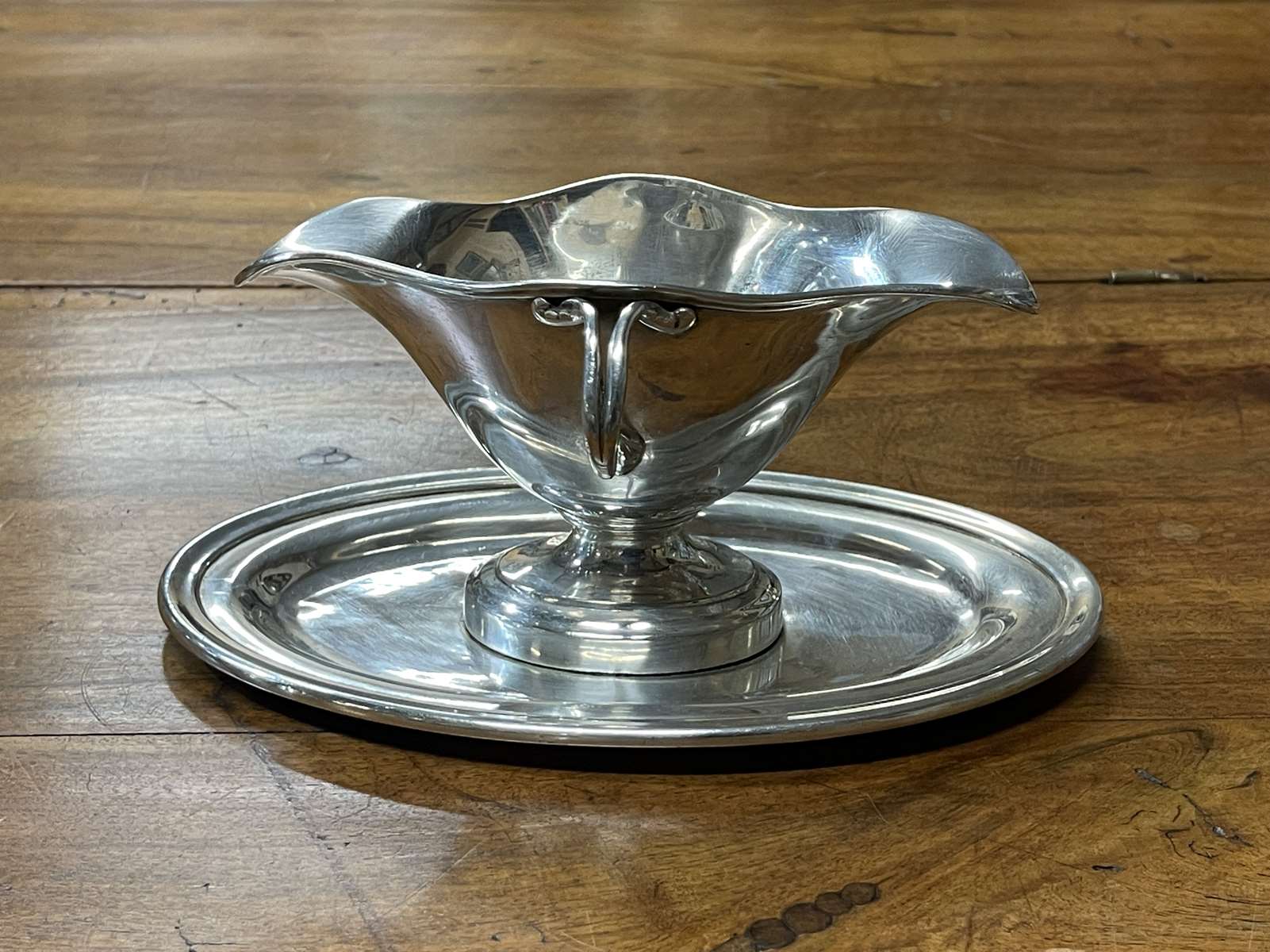 Christofle Saucière in silver metal