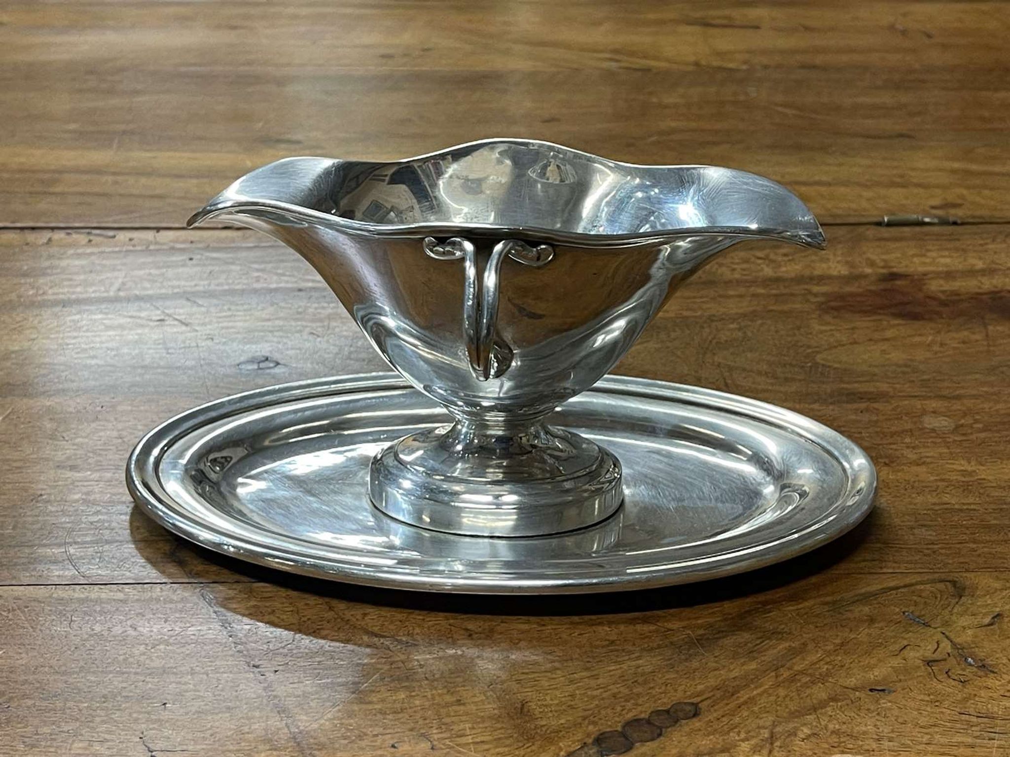 Saucière Christofle en métal argenté