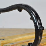 Cast iron and pine garden bench, 1930's