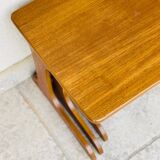 Scandinavian teak nesting coffee table