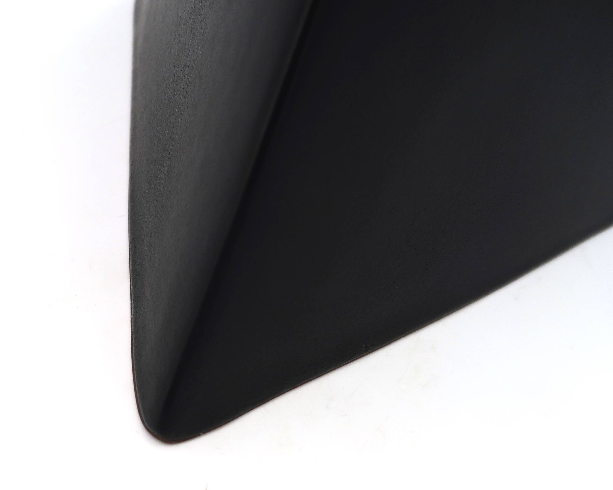 Black pyramid sculpture by Antonio Lampecco in ceramic, 1980s