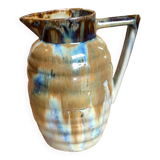 Enamelled stoneware pitcher from the 1950s