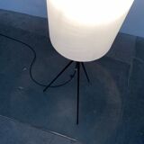 Mid-century minimalist tripod floor lamp, 1960s.