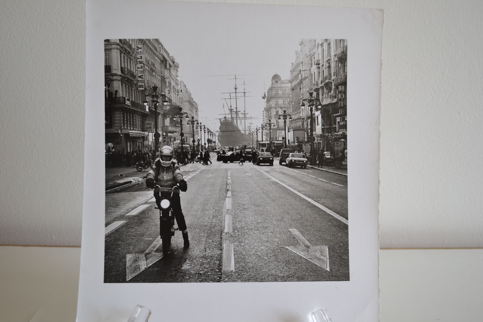 Anonymous silver photo marseille la canebiere and the old port circa 1970
