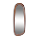 1960s Danish teak mirror H:73cm