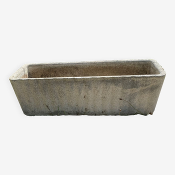 Rectangular cement planter, 1970s