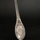 Pair of Gorini silver cutlery, Empire style, Minerva hallmark and richly decorated monogram