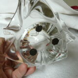 Empty pocket in vintage crystal shape umbrella Cristallerie de Vallerysthal