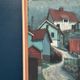 Original Swedish Oil on Canvas – “Stryket, Nordingrå” – Signed – Dated 1959 – Vintage & Framed – 52 × 44 cm (20.5" × 17.3")