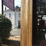 Golden Louis-philippe mirror with pediment 170x72 cm