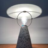 Vintage Postmodern Eno table lamp in glass and terrazzo from Ikea, 1990s.
