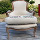 Bergère armchair in Louis XV style